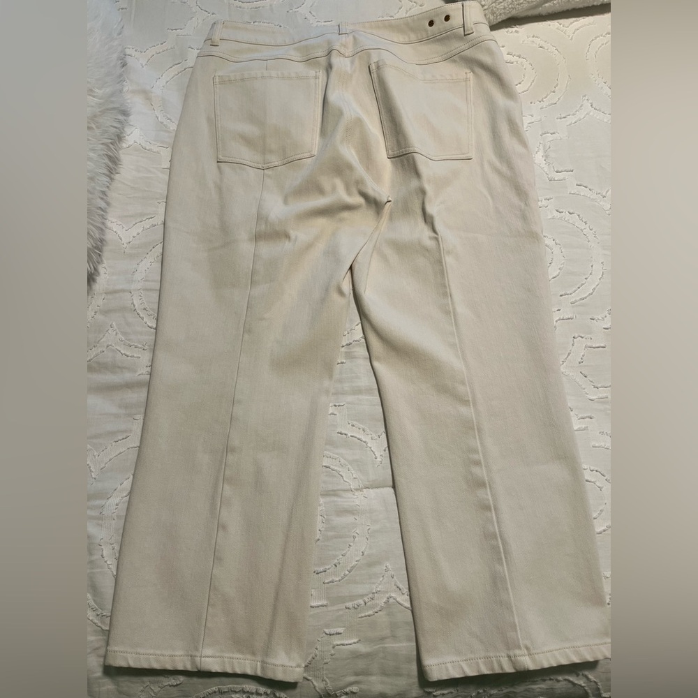 Cabi SoHo Jeans Style 6701, size 14, Cream colored, EUC - Picture 8 of 11